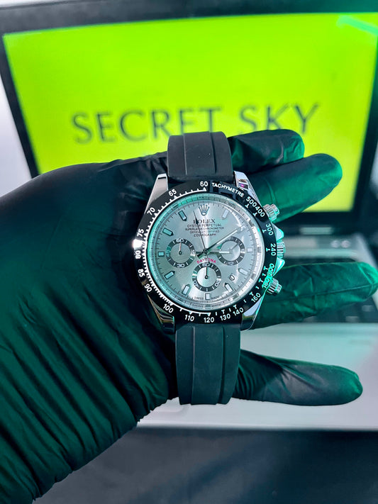 Rolex Daytona Chrono Watch White Dail