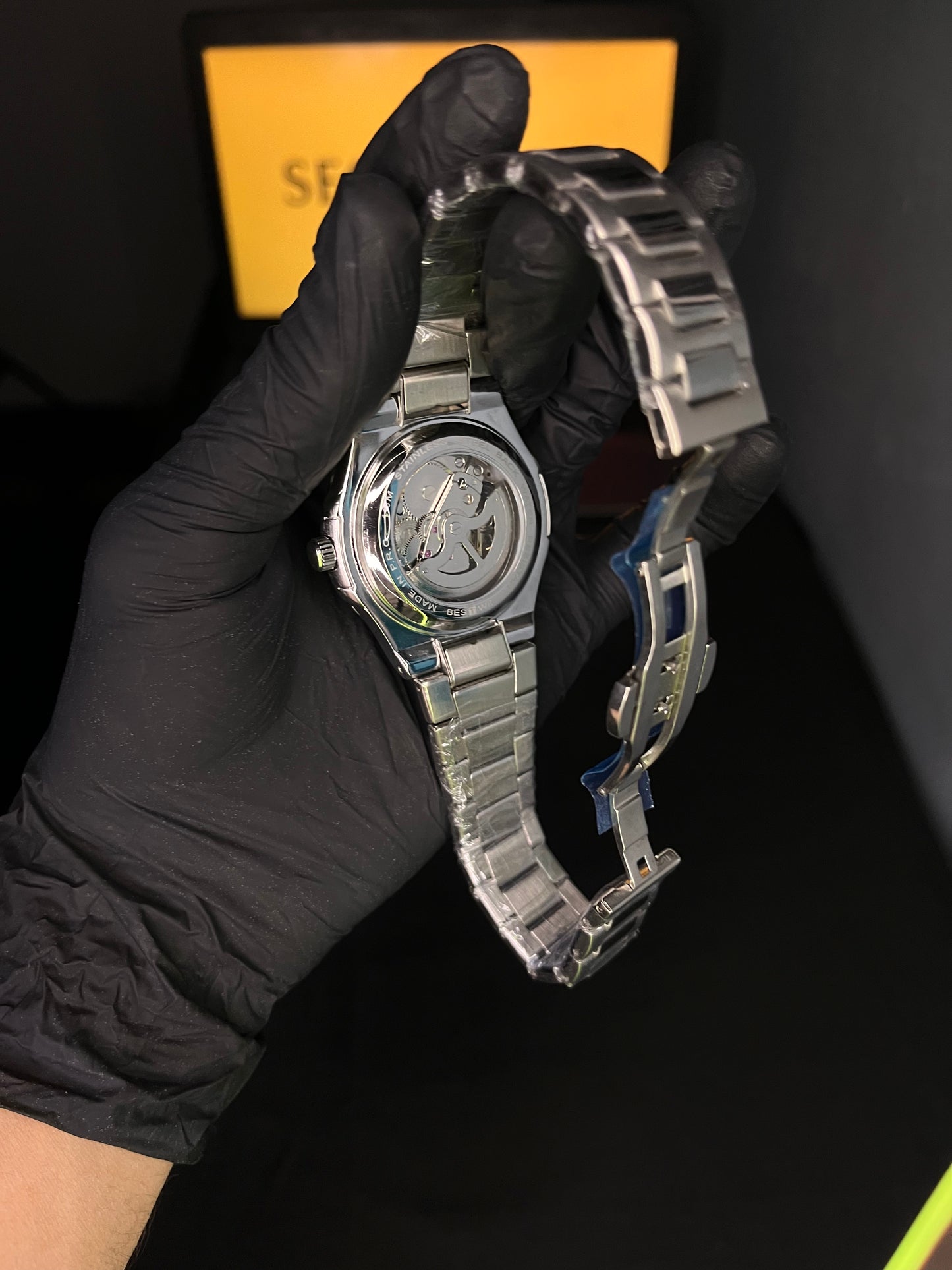 PP Style Automatic Skeleton Watch