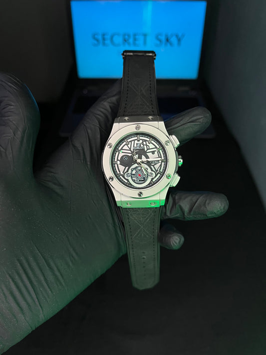 Hublot Leather Strap Watch